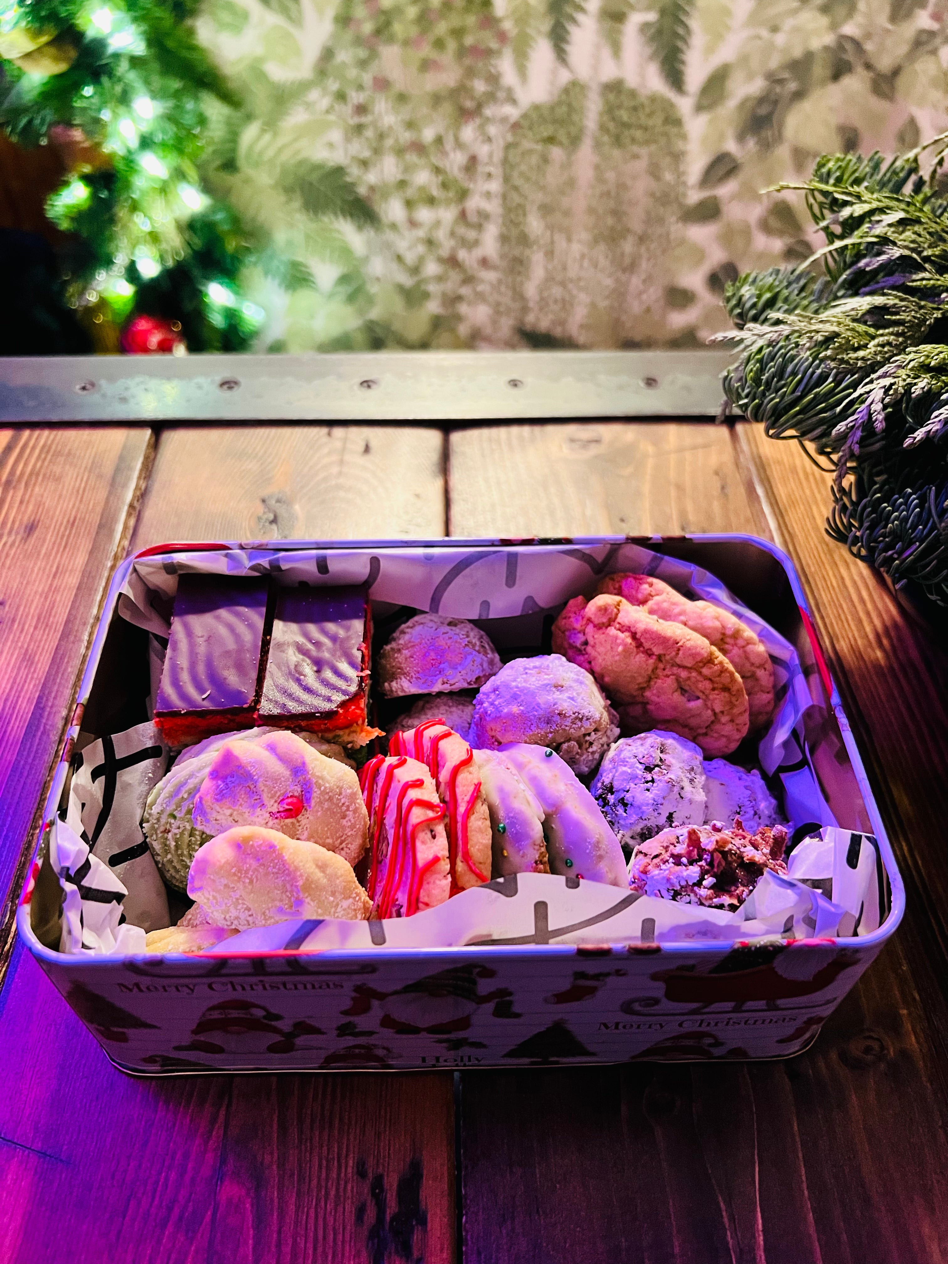 Holiday Cookie Tin - Small